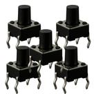 Kit 5 chave tactil 6x6x9.5mm 4 term
