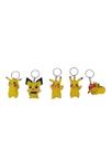 Kit 5 Chaveiro Pokemon Picachu 3d Emborrachados