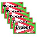 Kit 5 Chiclete Trident Melancia 8g com 5 Unidades