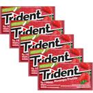 Kit 5 Chiclete Trident Morango 8g com 5 Unidades