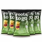 Kit 5 Chips de Mandioca e Batata-Doce ROOTS TO GO 45g Kit 5 Chips de Mandioca e Batata-Doce ROOTS TO GO 45g