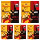 KIT 5 Choco Pipoca 70g Netflix Bauducco Pipoca Caramelizada