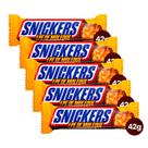 Kit 5 Chocolate Snickers Pé de Moleque 42g