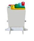 Kit 5 (cinco) tabuas lisas polietileno - 21x17 - Cozinha