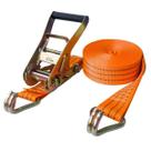 Kit 5 Cinta Com Catraca Carga 3 T 50mm 10 metro Caminhão Amarração Preto