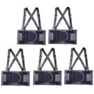 Kit 5 Cinta Ergonômica Industrial Black Belt Comfort Volk