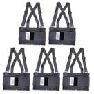 Kit 5 Cinta Ergonômica Refletiva Black Belt Reflex Volk