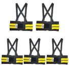 Kit 5 Cinta Lombar para Carga e Descarga Yellow Belt Volk