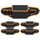 Kit 5 Cintos Cinturão Bolsa Pochete Porta Ferramentas 8 Bolsos Eletricista Jardineiro Carpinteiro