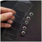 Kit 5 Clips Cartão fixo, Anti-Perda Adesivo Transparente Fino e Forte para Celular