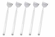 KIT 5 Coçador Regulável Para Coçar As Costas Mãozinha Coçadora de Aço Inox
