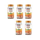 Kit 5 Coenzima Coq-10 Gummy 5x30 Gomas De Laranja Unilife