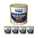 Kit 5 Cola De Contato 200g Tekbond
