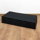 Kit 5 Colchonete Premium Academia 90x40x3 Cm Espuma Napa Impermeável D23