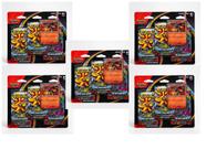 Kit 5 Combos com 3 Pacotes Booster Megaevolução Pokemon