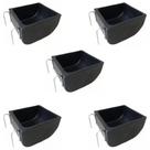 Kit 5 Comedouros Abecel 10 Litros 30x26x16