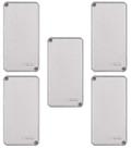 Kit 5 condulete tampa cega 1" stamplac Kit 5 condulete tampa cega 1" stamplac