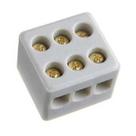 Kit 5 Conector De Porcelana 16mm 3 Polos 68a Rohdina
