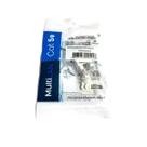 kit 5 conector femea rj45 multilan cat.5e branco furukawa