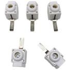 Kit 5 Conector Generico Frontal Terminal Saída para Barramento Pente ou Disjuntor