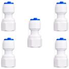 KIT 5 Conector Reto Engate Rápido 1/4" x Rosca Fêmea 3/8" para Filtro de Água Alta Resistência