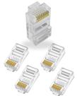 Kit 5 Conector RJ45 Macho 8 Vias Plug de Rede