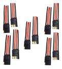 Kit 5 Conectores Chicote 4 Vias Reforçado Fio 4mm Kit 5 Conectores Chicote 4 Vias Reforçado Fio 4mm