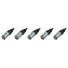 Kit 5 conectores ethercon plug xlr macho linha rj45 Kit 5 conectores ethercon plug xlr macho linha rj45