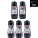 Kit 5 Cones Linha Princesa Moda Preta 500 Metros de 288 TEX e 100% Polipropileno Incomfio Crochê e Trança de Cabelo