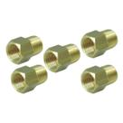 Kit 5 Conexão Redutora Válvula Mbb Macho 3/8 Npt X Femea 16 Mm X 1,5 Mm