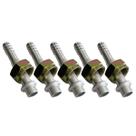 Kit 5 Conexões 10mm Reta Compatível Com Comp 7h15 Máq Case