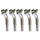 Kit 5 Conexões 45º Graus Radial Block Fitting 10mm Alumínio