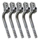 Kit 5 Conexões 90 Graus Radial Block Fitting 6mm Alumínio