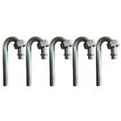 Kit 5 Conexões Ar Cond 180 Graus Oring Fêmea 10mm Alumínio Kit 5 Conexões Ar Cond 180 Graus Oring Fêmea 10mm Alumínio