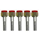 Kit 5 Conexões Ar Cond Reta Oring Fêmea 10mm Alumínio Kit 5 Conexões Ar Cond Reta Oring Fêmea 10mm Alumínio