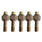 Kit 5 Conexões Ar Condicionado Reta Oring Fêmea 10mm Aço Kit 5 Conexões Ar Condicionado Reta Oring Fêmea 10mm Aço