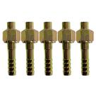 Kit 5 Conexões Ar Condicionado Reta Oring Fêmea 8mm Aço Kit 5 Conexões Ar Condicionado Reta Oring Fêmea 8mm Aço