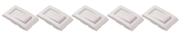 Kit 5 Conj. Int. Simples 10A Branco Moveis Liz - Tramontina
