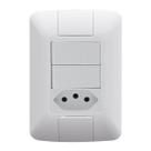 KIT 5 Conjunto 2 Interruptor + Tomada 20a Aria Tramontina