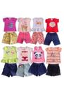 Kit 5 Conjunto Infantil Menina Tam 10 Oferta Tam 1 ao 08 Kit 5 Conjunto Infantil Menina Tam 10 Oferta Tam 1 ao 08