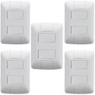 Kit 5 Conjunto Interruptor Simples + Paralelo 6a Tramontina Kit 5 Conjunto Interruptor Simples + Paralelo 6a Tramontina