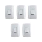 Kit 5 Conjuntos Interruptor Slim 10A 250v - Ilumi