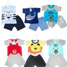 Kit 5 conjuntos Temáticos Infantil Bebê boy