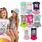 Kit 5 Conjuntos Verão Feminino Tamanho 01 ao 14 anos