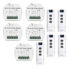 Kit 5 Controlador + 5controle Cortina Wifi Alexa Google Home