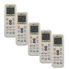 Kit 5 Controle Remoto Universal Ar Condicionado Vix 4000em1