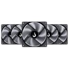 Kit 5 Cooler Fan Rise Mode 120mm 12v Preto - RM-BK-01-FB