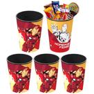 Kit 5 Copos Lembrancinha Decoração de Festa Infantil Homem de Ferro