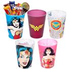 Kit 5 Copos Mulher Maravilha para Doces e Lembranças de Festa
