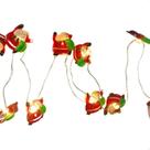 Kit 5 Cordão Luminoso Natalino 1 Metro Led 10 Mini Noel Taschibra